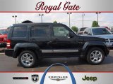 2008 Brilliant Black Crystal Pearl Jeep Liberty Limited #49299820