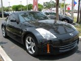 2007 Magnetic Black Pearl Nissan 350Z Enthusiast Coupe #49300563