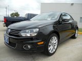 Black Volkswagen Eos in 2012