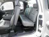 2011 GMC Sierra 2500HD Work Truck Extended Cab 4x4 Commercial Dark Titanium Interior