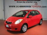 2008 Toyota Yaris Absolutely Red