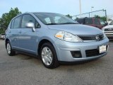 2010 Arctic Blue Metallic Nissan Versa 1.8 S Hatchback #49300220