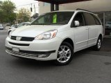 2004 Arctic Frost White Pearl Toyota Sienna XLE AWD #49361709
