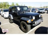 2001 Black Jeep Wrangler Sport 4x4 #49361722