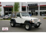 2001 Stone White Jeep Wrangler Sahara 4x4 #49361723