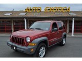 2005 Flame Red Jeep Liberty Sport 4x4 #49362047