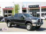 2009 Brilliant Black Crystal Pearl Dodge Ram 2500 SLT Quad Cab 4x4 #49361733