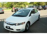 2009 Taffeta White Honda Civic EX Sedan #49361841