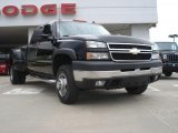 2006 Black Chevrolet Silverado 3500 LT Crew Cab 4x4 Dually #49361997