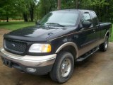 2000 Black Ford F150 Lariat Extended Cab 4x4 #49390698