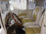 1929 Ford Model A Coupe Hot Rod White/Tan Interior
