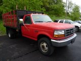 1997 Ford F350 XL Regular Cab Dually Stake Truck