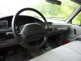 1997 Ford F350 XL Regular Cab Dually Stake Truck Opal Grey Interior