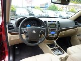 2010 Hyundai Santa Fe Limited 4WD Beige Interior