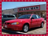 2002 Bright Red Pontiac Grand Am SE Sedan #4933134
