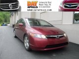 2007 Tango Red Pearl Honda Civic EX Sedan #49390420