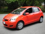 2009 Absolutely Red Toyota Yaris 5 Door Liftback #49390670