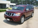 Tuscan Sun Red Pearl Nissan Armada in 2010