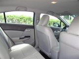 2012 Honda Civic DX Sedan Gray Interior
