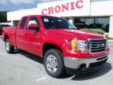 2011 Fire Red GMC Sierra 1500 SLE Extended Cab #49418295