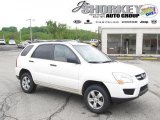 2009 Clear White Kia Sportage LX #49418462