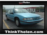 1992 Medium Maui Blue Metallic Chevrolet Lumina Euro Sedan #49418676