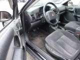 2002 Saturn L Series L300 Sedan Black Interior