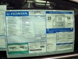 2011 Honda Accord EX Sedan Window Sticker