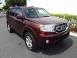 2011 Dark Cherry Pearl Honda Pilot EX-L #49418090