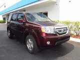 2011 Dark Cherry Pearl Honda Pilot EX-L #49418104