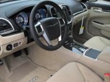 2011 Chrysler 300  Black/Light Frost Beige Interior
