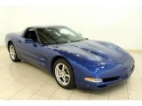 2002 Electron Blue Metallic Chevrolet Corvette Coupe #49469583