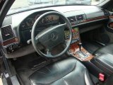 1994 Mercedes-Benz S 500 Sedan Black Interior