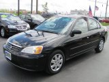 2003 Nighthawk Black Pearl Honda Civic EX Sedan #49469515