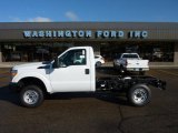 2011 Oxford White Ford F250 Super Duty XL Regular Cab 4x4 Chassis #49469396