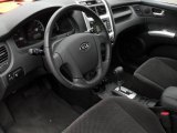 2010 Kia Sportage EX V6 Black Interior
