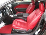2005 Ford Mustang GT Premium Convertible Red Leather Interior