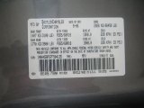 2007 Aspen Color Code for Mineral Gray Metallic - Color Code: PDM