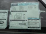 2011 Ford Escape XLS Window Sticker
