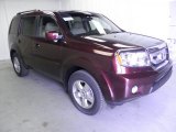 2011 Dark Cherry Pearl Honda Pilot EX-L 4WD #49514990