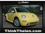 2004 Sunflower Yellow Volkswagen New Beetle GLS Coupe #49515173