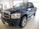 2008 Patriot Blue Pearl Dodge Ram 1500 Laramie Quad Cab 4x4 #49515183