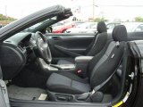 2008 Toyota Solara Sport V6 Convertible Dark Charcoal Interior