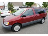 1999 Sunfire Red Pearl Toyota Sienna CE #49514848