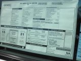 2011 GMC Sierra 1500 Crew Cab 4x4 Window Sticker