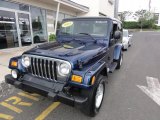 2005 Patriot Blue Pearl Jeep Wrangler Unlimited 4x4 #49566279
