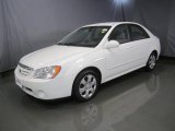 2006 Clear White Kia Spectra EX Sedan #49566108