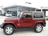 2009 Red Rock Crystal Pearl Coat Jeep Wrangler Sahara 4x4 #49566114