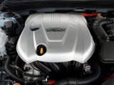 2011 Hyundai Sonata Hybrid 2.4 Liter h DOHC 16-Valve D-CVVT 4 Cylinder Gasoline/Electric Hybrid Engine