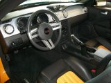 2007 Ford Mustang Saleen Parnelli Jones Edition Black/Orange Interior